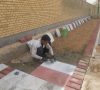 اجرای موزائیک فرش  پیاده رو بلوار امام حسن  مجتبی«ع»