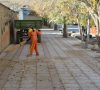 اجرای عملیات شستشوی  و نظافت خیابان ها