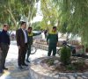 بازدید شهردار از پارک حاشیه ای مسکن مهر