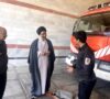 بازدید سرزده امام جمعه معزز از ایستگاه آتش نشانی